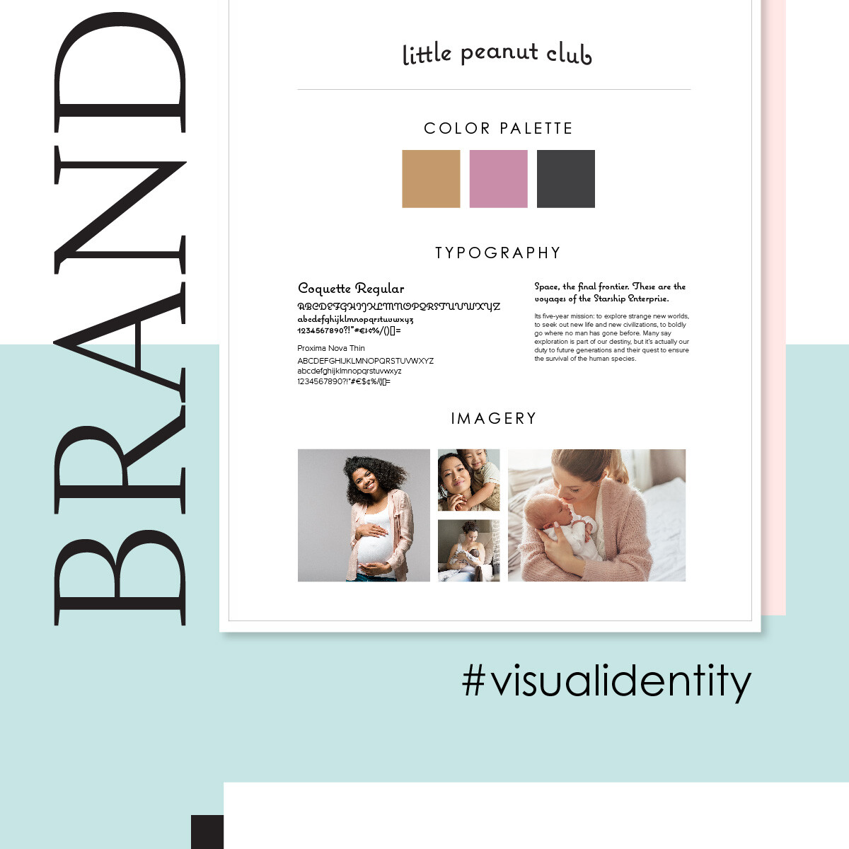 Instagram Puzzle Template_The Art of Branding 1 Little Peanut Club Logo Design