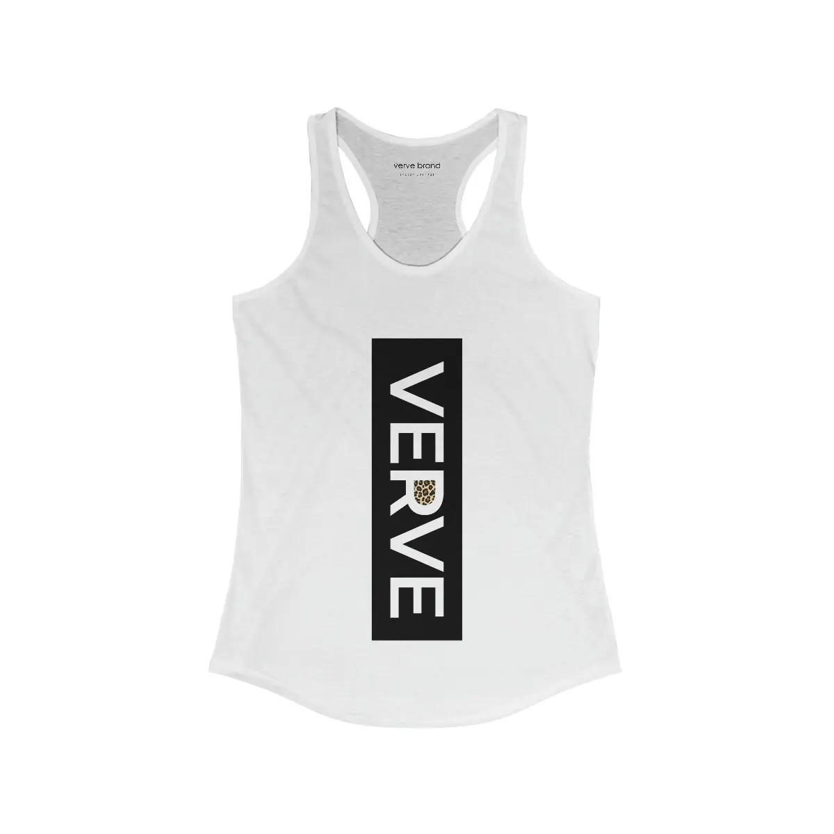 VERVE Women's Racerback Tank - Leopard