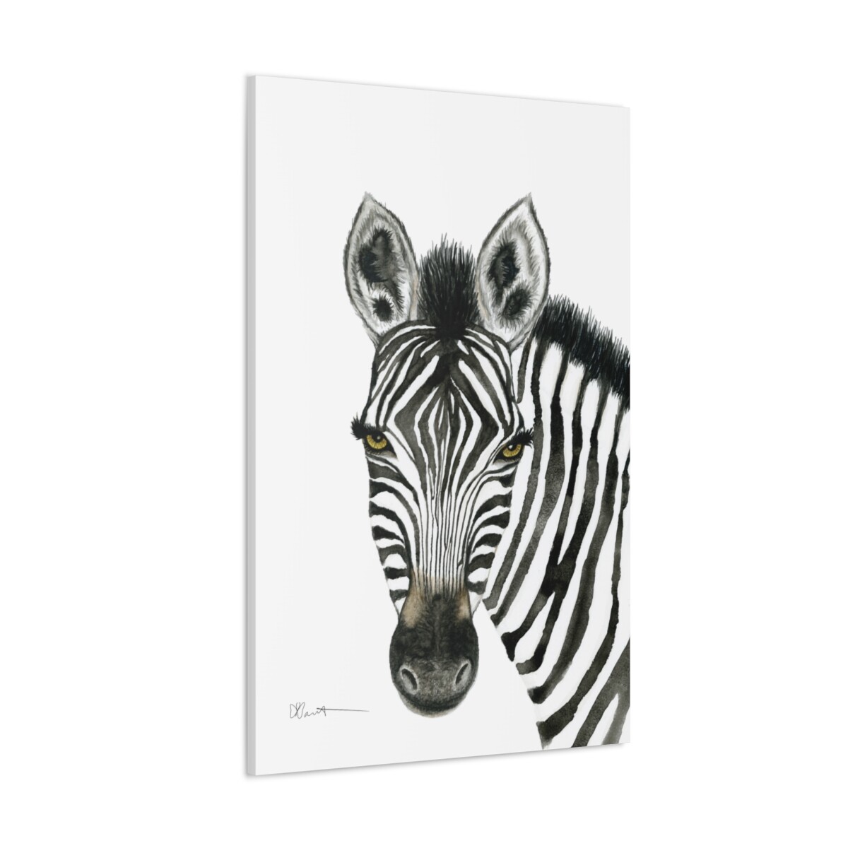 Zuri the Zebra - Canvas Gallery Wrap - Image 7