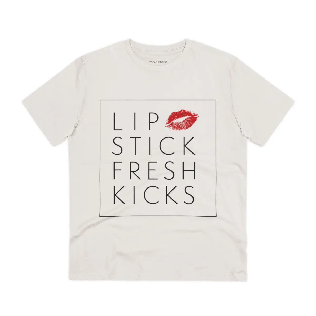 LIPSTICK FRESH KICKS - Organic Cotton T-shirt