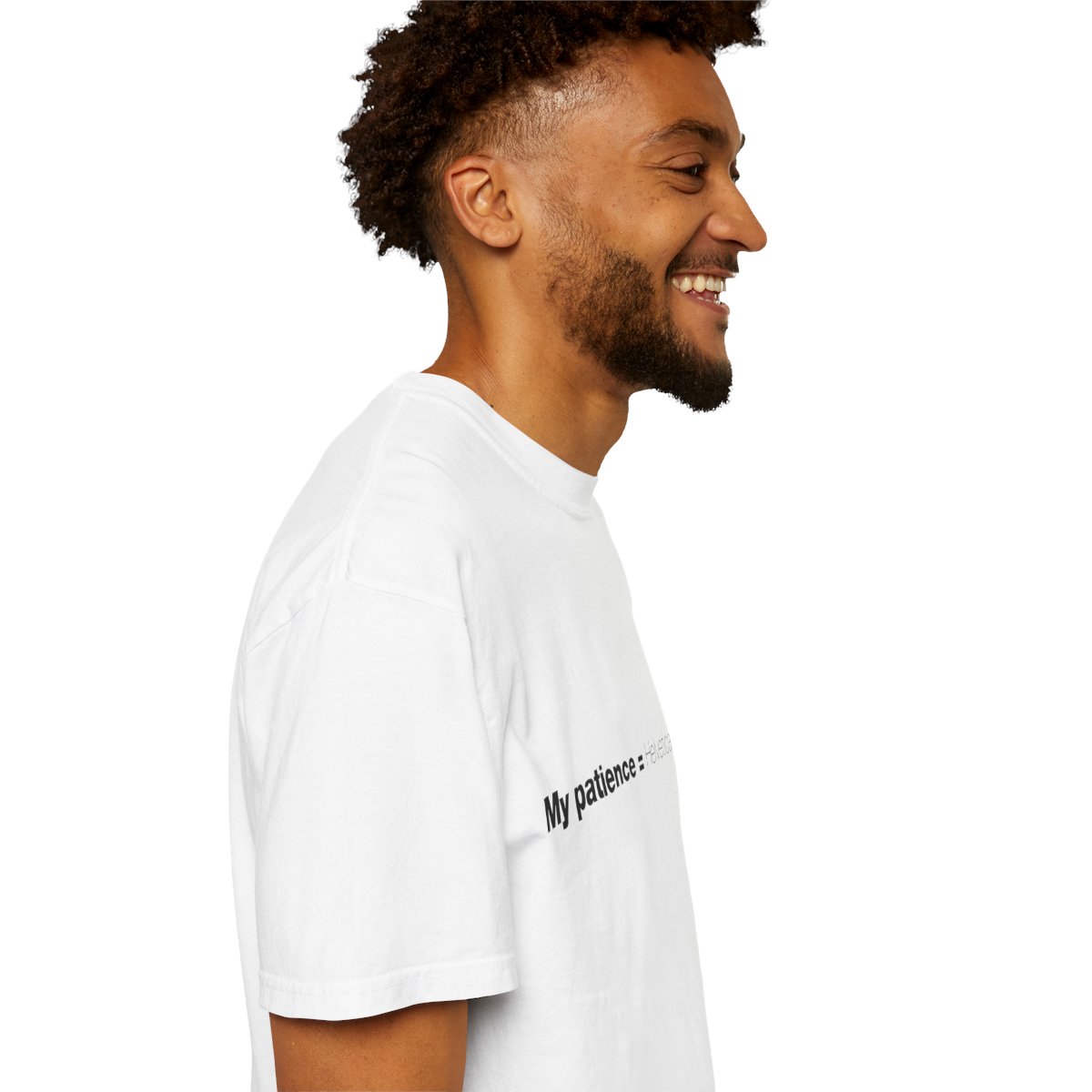 My Patience is Helvetica Thin - Unisex T-shirt - Image 11