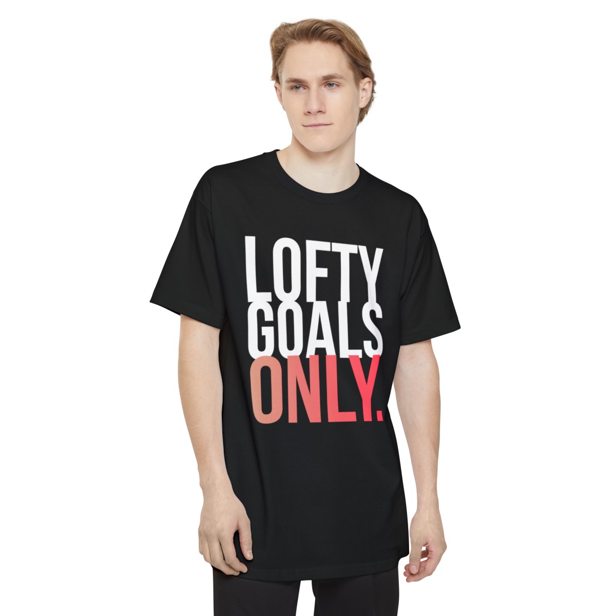 Bold Statement Beefy-T® T-Shirt - Lofty Goals - Image 9