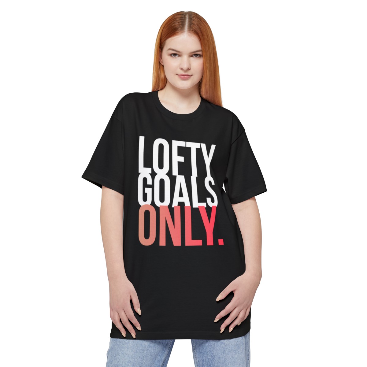 Bold Statement Beefy-T® T-Shirt - Lofty Goals - Image 11