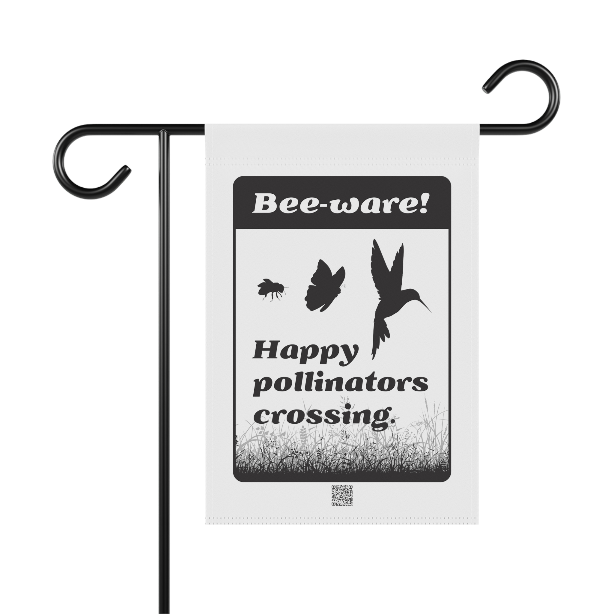 Garden Banner - Happy Pollinators Crossing