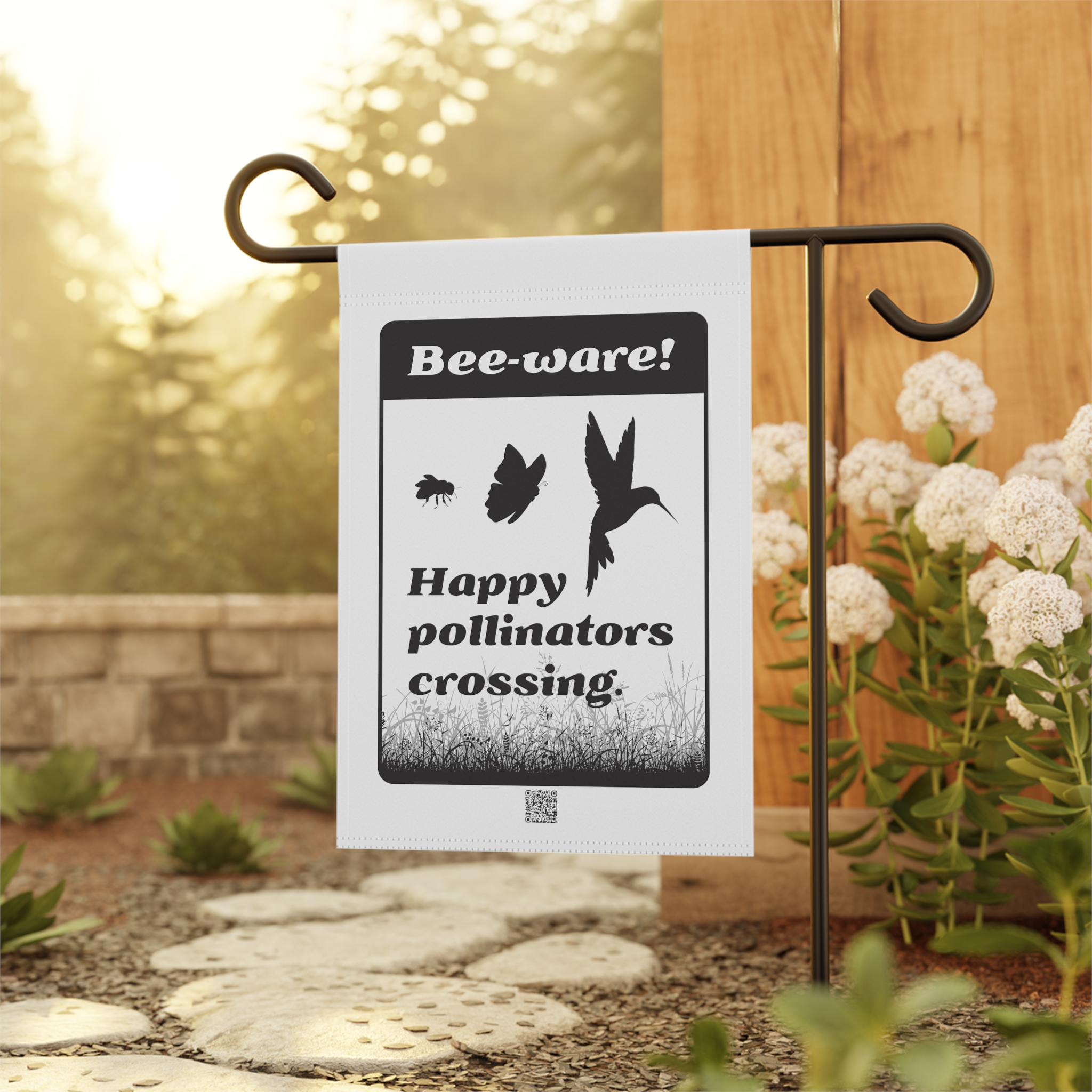 Garden Banner - Happy Pollinators Crossing - Image 4