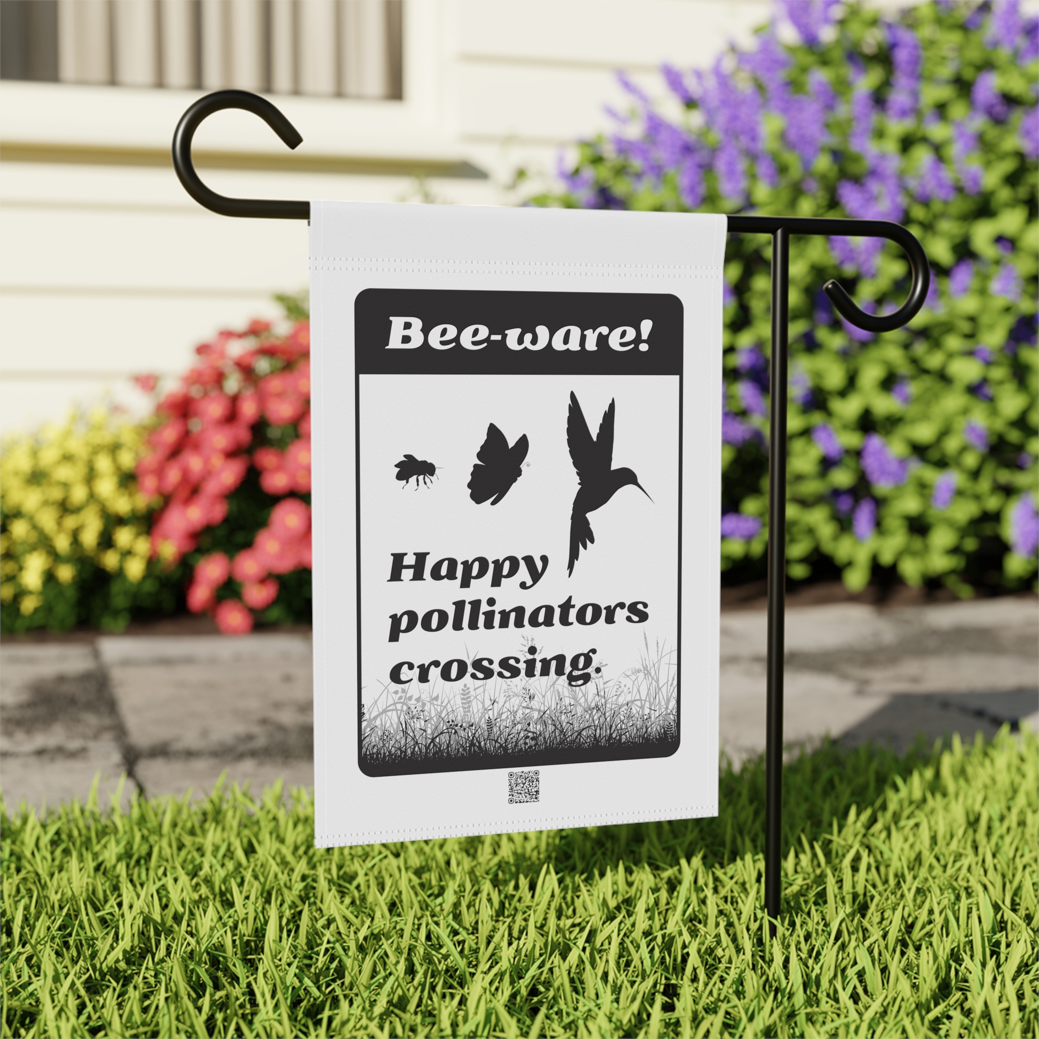 Garden Banner - Happy Pollinators Crossing - Image 5