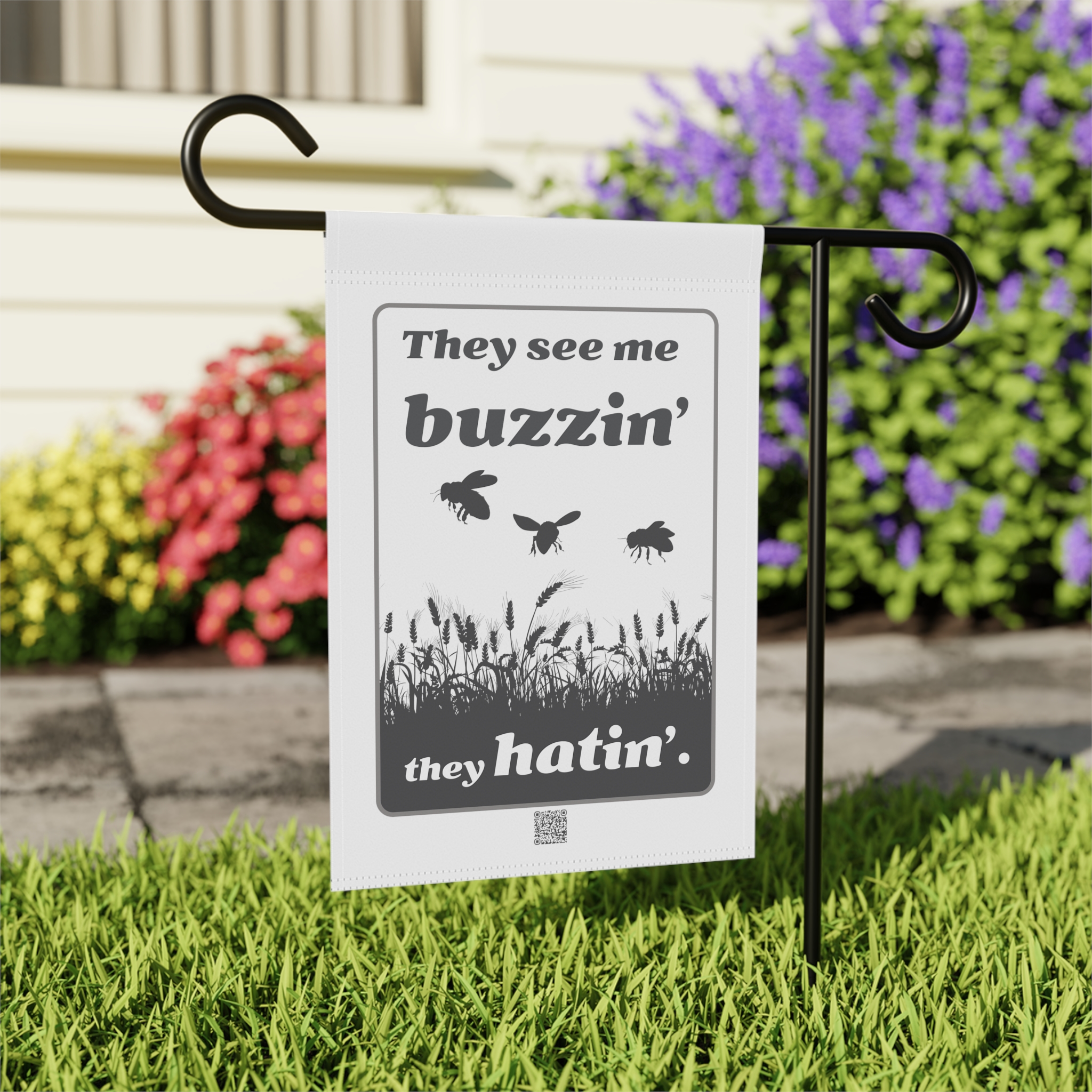Garden Banner - They see me buzzin' - Image 5