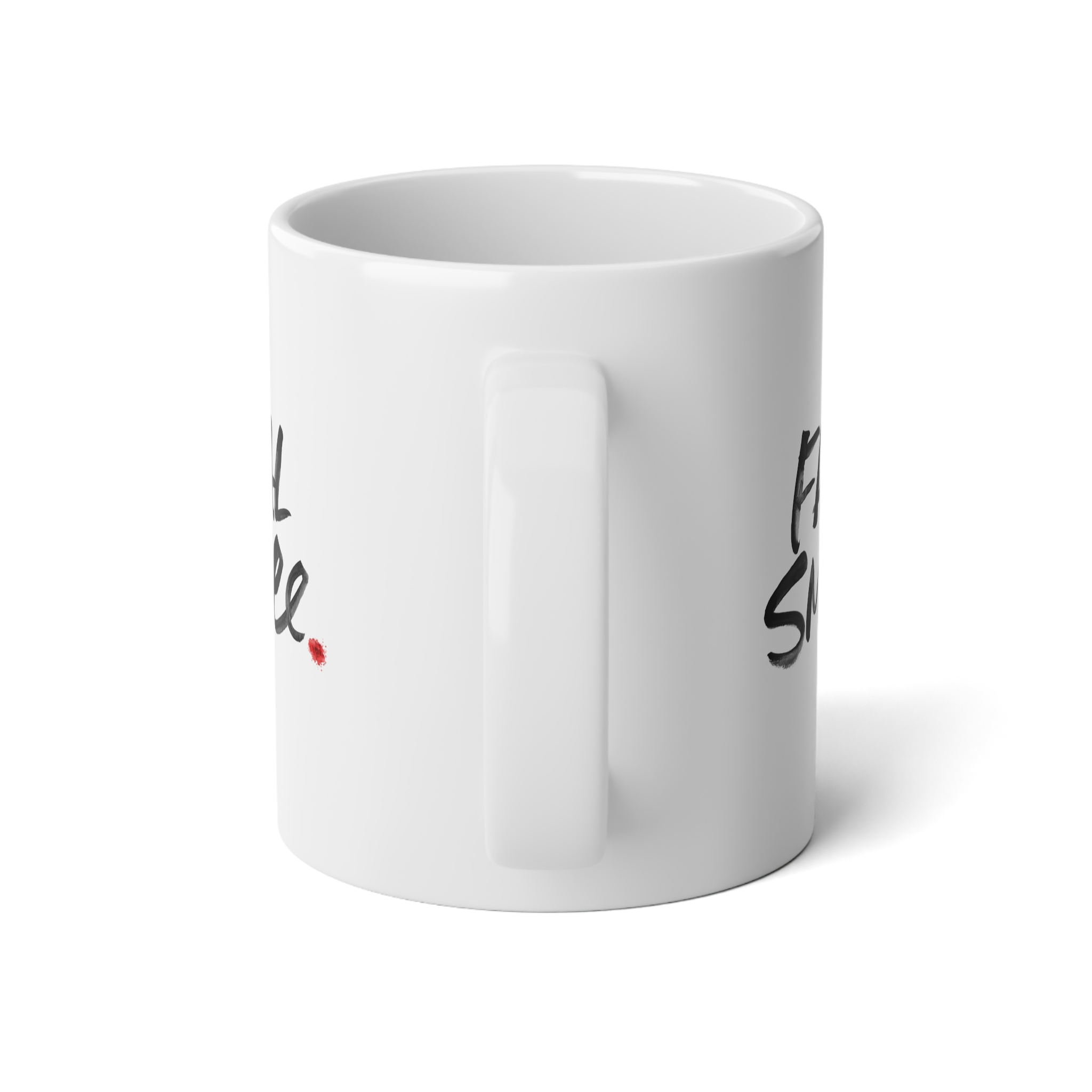 Fake Smile Real Coffee - Jumbo Mug 20oz - Image 3