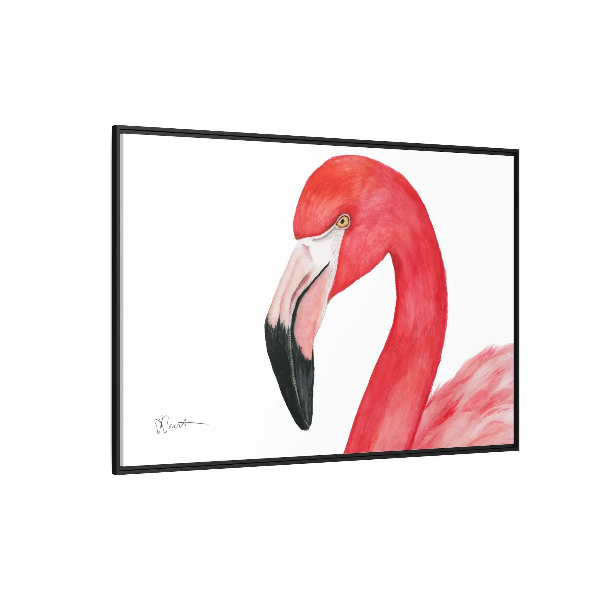 Sam the Flamingo - Gallery Canvas Wrap with Foater Frame - Image 12